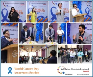 Dr. Sonali Gautam: Best Gastroenterologist in Navi Mumbai. World Cancer Day Awareness Session in the Kokilaben Dhirubhai Ambani Hospital.