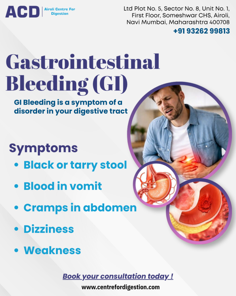 Gastrointestinal bleeding symptoms awareness by Dr. Sonali Gautam.